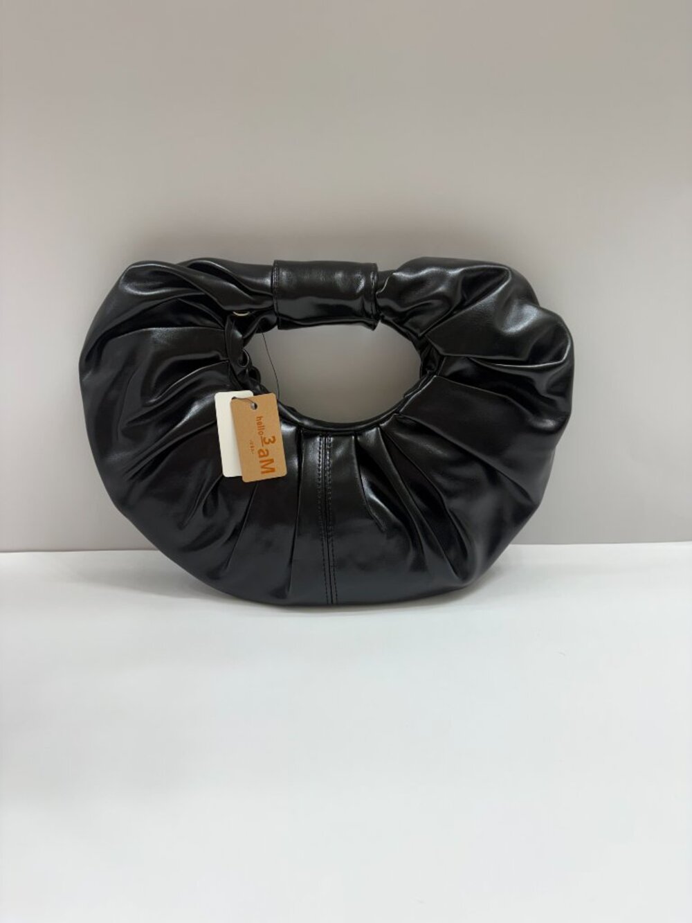 Metallic Puffy Crecsent Half-Moon - Handbag / Purse - Various Colors - NWT - Picture 7 of 16